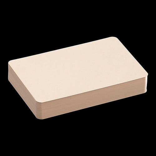 挨拶状カード 2号単面 Yカラー ピンク 100枚