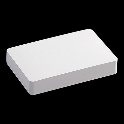 挨拶状カード 2号単面 Yカラーホワイト 100枚