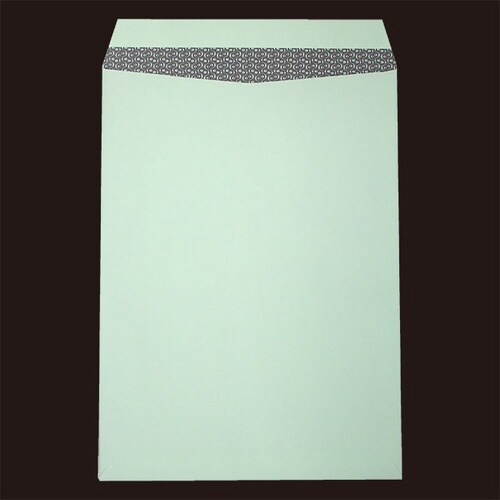 角2封筒 スミ貼 ヨミニクイ グリーン 500枚
