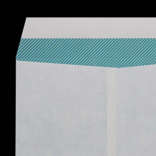 長3封筒 窓 再生ホワイト70 青地紋 1000枚