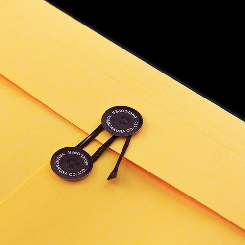 角2 保存袋 マチ付 DXイエロー 厚口 100枚