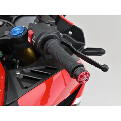 バーエンド ファインカット ホンダ M6レッド