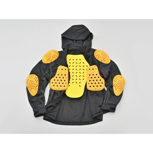 ストリートデュアルパーカー ブラック 2XL