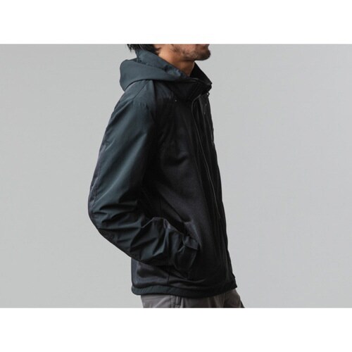 ストリートデュアルパーカー ブラック 2XL