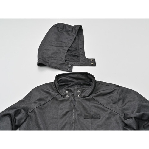 ライトウェイトフルメッシュパーカー ブラック S