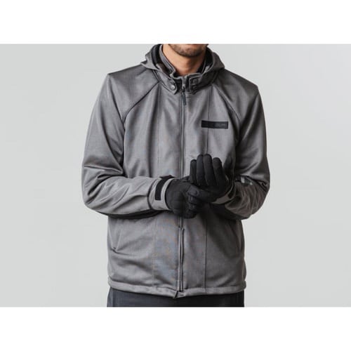 ライトウェイトフルメッシュパーカー グレー XL