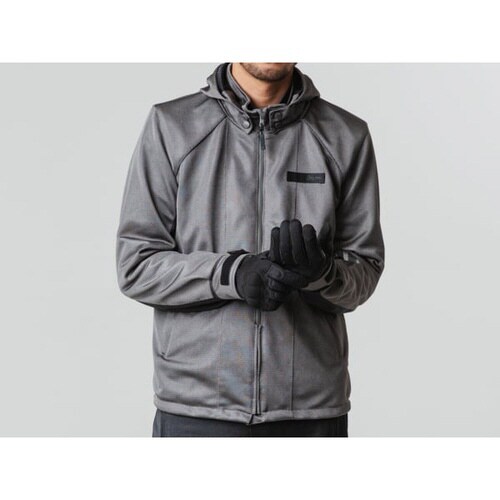 ライトウェイトフルメッシュパーカー グレー 2XL