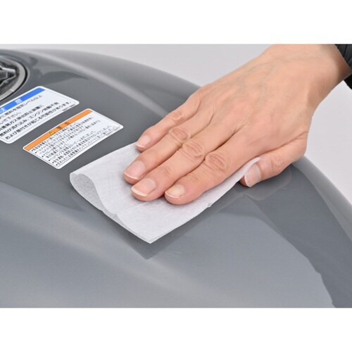 貼る前 汚れ取りクロス