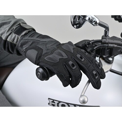 デュアルプロテクメッシュグローブ ブラック M