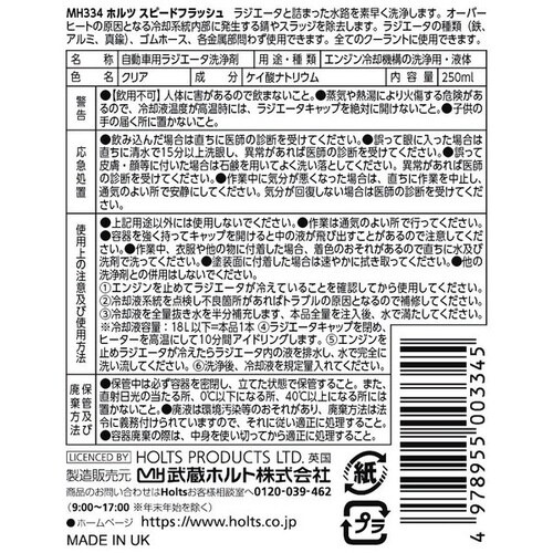 スピードフラッシュ容量:250ml