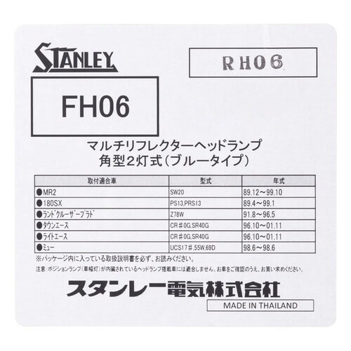 自動車用マルチリフレクターヘッドランプ