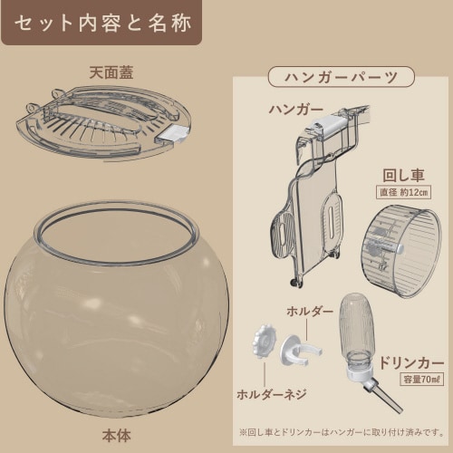 ハムリウム ハムスターの飼育セット