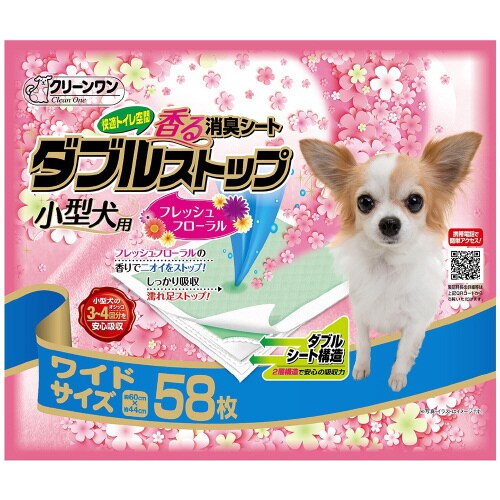 香る消臭シートダブルストップ小型犬用フレ