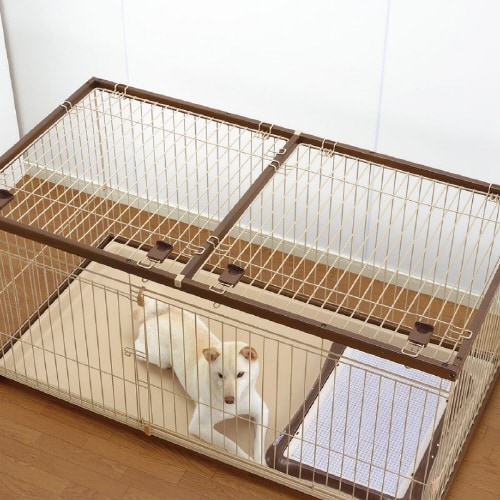 木製お掃除簡単ペットサークル