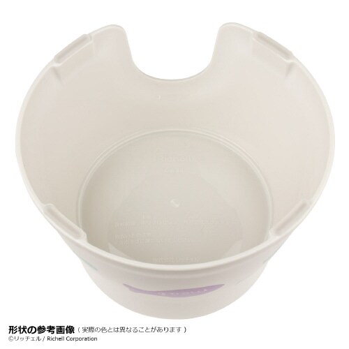 こぼれにくい 脚付キャットディッシュ