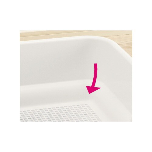 お掃除簡単ステップ壁付トイレ