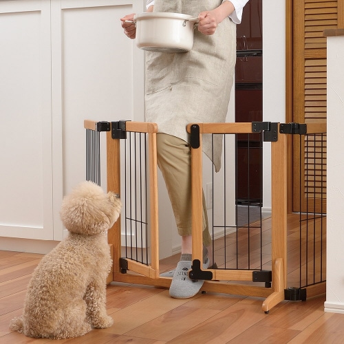 木製おくだけスイングペットゲート レギュ