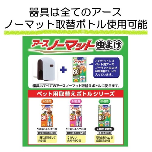 ペット用アースノーマット60日セット虫よ