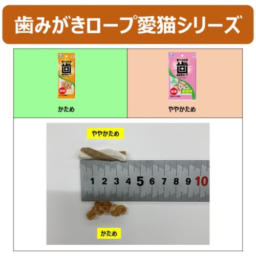食べられる歯みがきロープ愛猫用コラーゲン