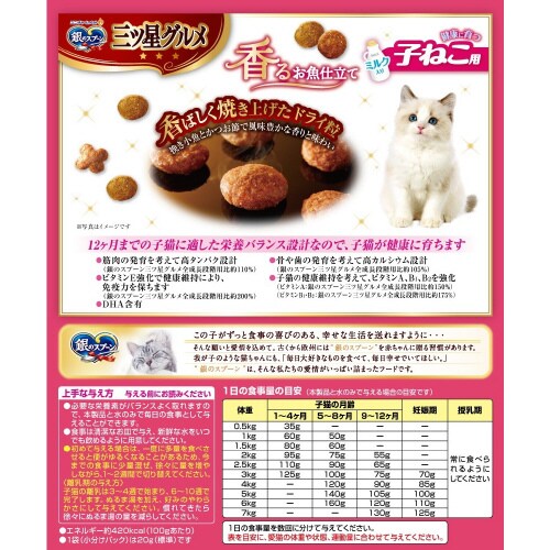 銀のスプーン三ツ星グルメ健康に育つ子ねこ
