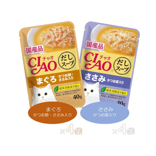 CIAO だしスープ まぐろ・ささみバラ×12
