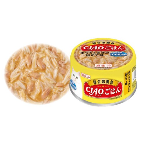 CIAOごはん まぐろ&ささみ ほたて味