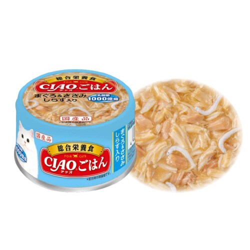 CIAOごはん まぐろ&ささみ しらす入