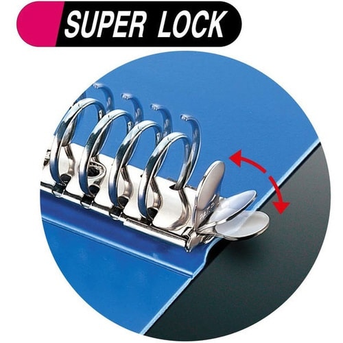 クリヤーブック替紙式B5縦26穴23枚ポケット濃灰