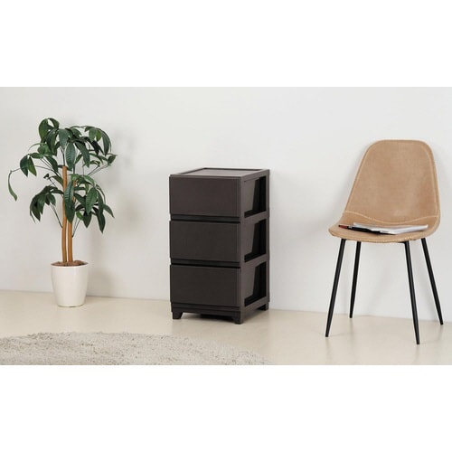 デコニーシーヴォ3段 ダークブラウン