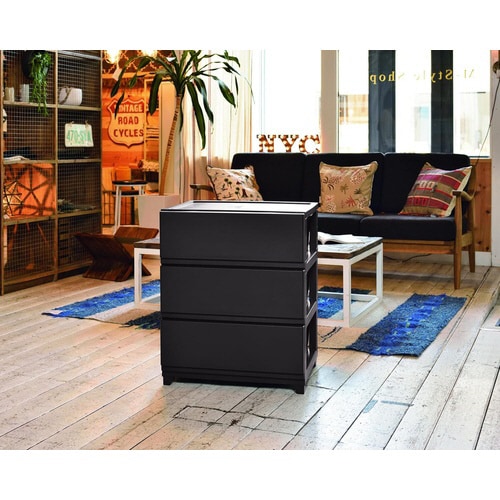 デコニーシーヴォワイド3段 ダークブラウン