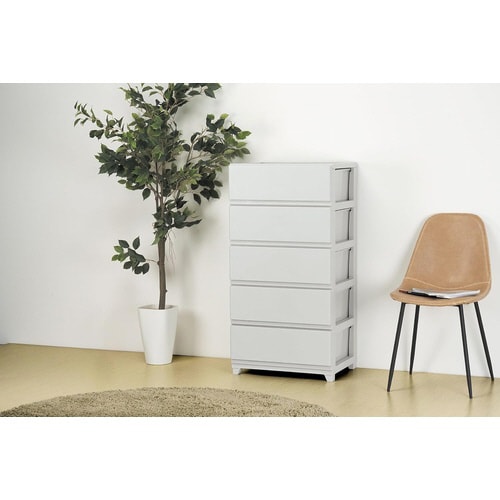 デコニーシーヴォワイド5段 ライトグレー