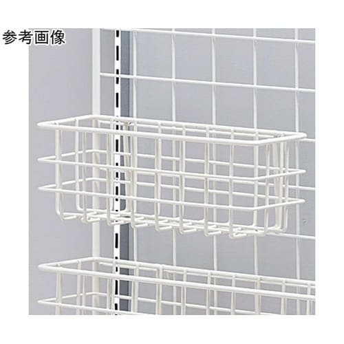 ネット用薄型網カゴ ホワイト 幅27cm