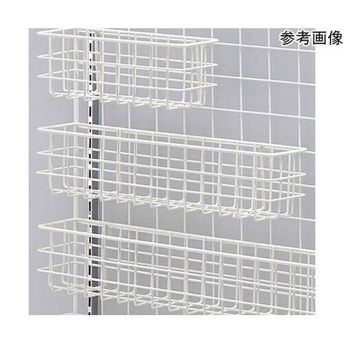 ネット用薄型網カゴ ホワイト 幅42cm