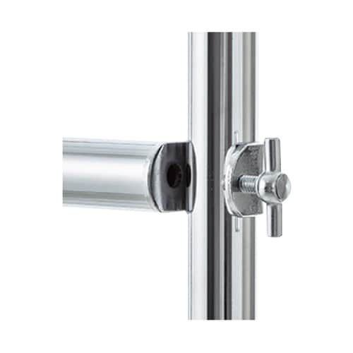 重量用2段ハンガーラック ホワイト 幅1