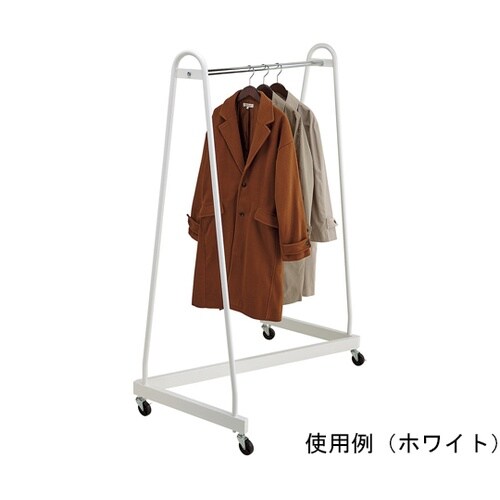 Zハンガーラック 1段 強化タイプ ブラ