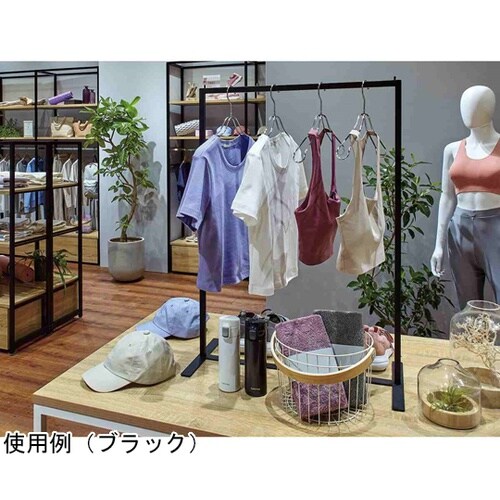 卓上・フロア兼用ハンガーラック 角パイプ