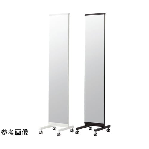 スリム片面ミラー(鏡厚5mm) ホワイト