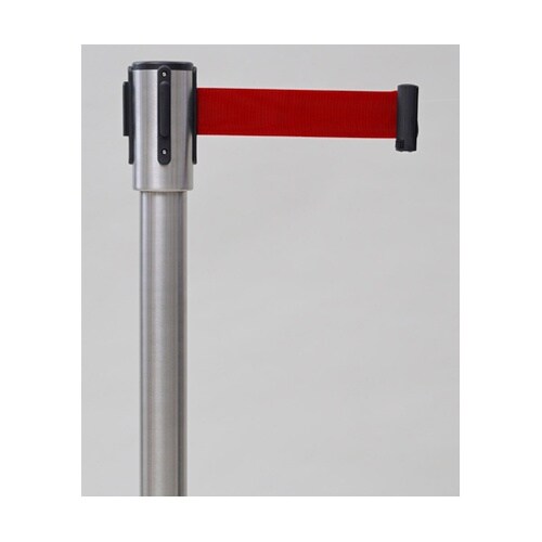 ステンレス製 ベルトパーティション レッ