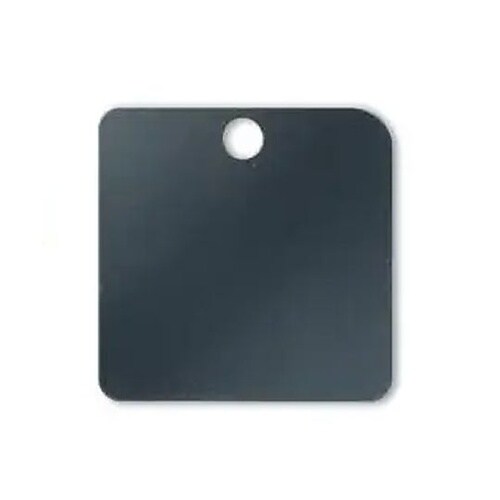 38mm タグブランク(アルミ角/ブラッ