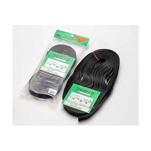 25x2.0mmx20m 平ゴムロープ(