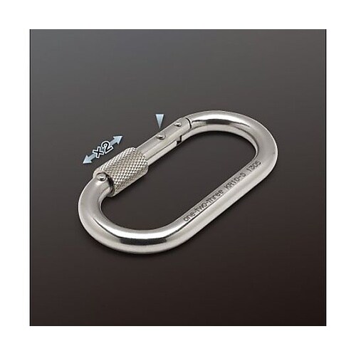 89x36x10mm 安全環付カラビナ(