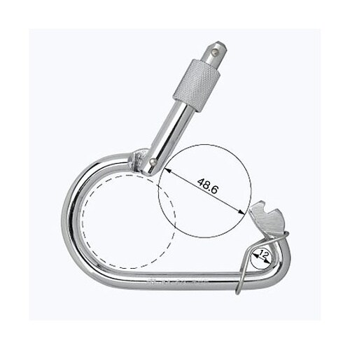 104x55x10mm 安全環付カラビナ