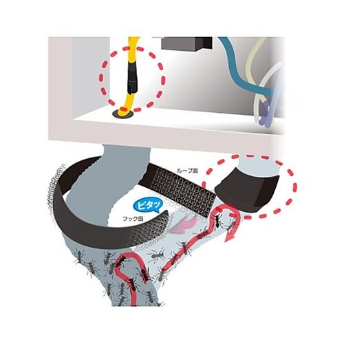 50mmx3.0m 虫除けマジックテープ