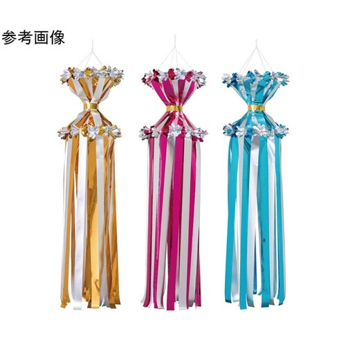 ツヅミメッキ吹き流し ピンク 55−5−
