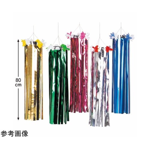 七夕吹き流しセット 80cm 5色セット