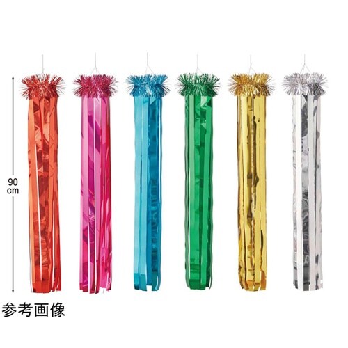 七夕吹き流しセット 90cm 6色セット