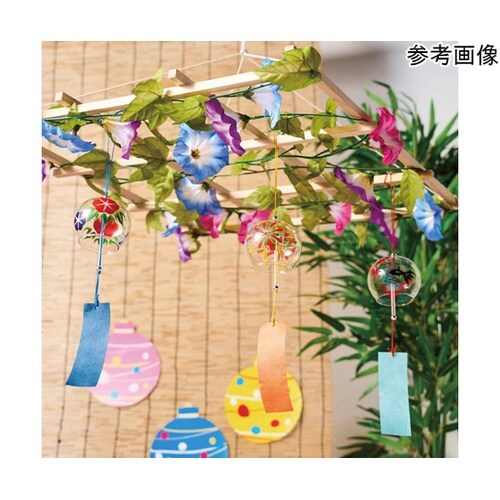 あさがお棚 幅60cm(造花) 55−1