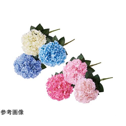 あじさい造花ブッシュ45cm ブルー 3