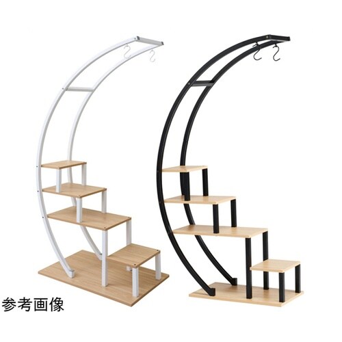 アーチ型ディスプレイラック ホワイト 5