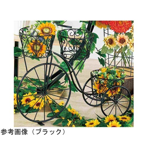 自転車プランタースタンド ホワイト 55